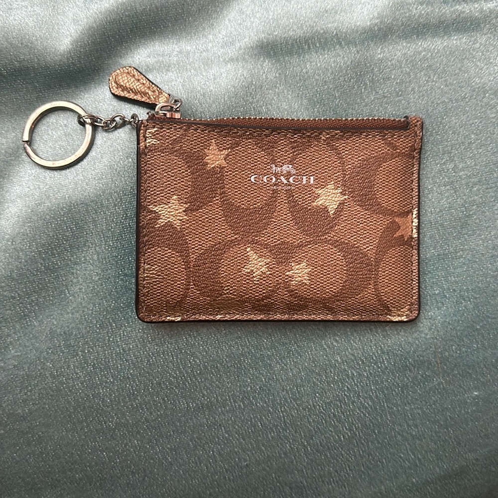 Coach Star Collection Wallet Keychain